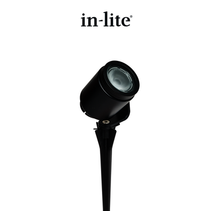 IN-LITE® SMART SCOPE TONE colour change spike spot - Black - 9.5VA - 12v - RGBW