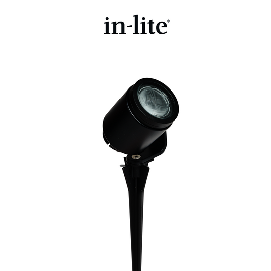 IN-LITE® SMART SCOPE TONE colour change spike spot - Black - 9.5VA - 12v - RGBW